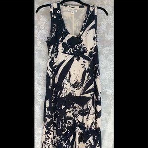 Banana Republic Hi-Lo Sleevless Silk Floral Dress